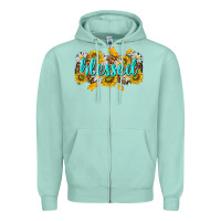 Seafoam blessed tbw Zipper Hoodie - texasbilliewilder