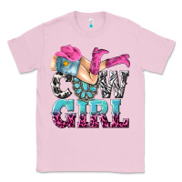 Bubblegum Pink cow girl Classic Tee - texasbilliewilder