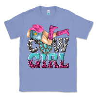 Colony Blue cow girl Classic Tee - texasbilliewilder