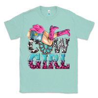 Seafoam cow girl Classic Tee - texasbilliewilder