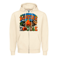 Sandshell bonfire hoodie Zipper Hoodie - texasbilliewilder
