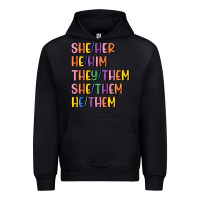 Black lgbtq pronouns Urban Hoodie - MaliasSmallBusiness