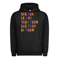 Pigment Black lgbtq pronouns Urban Hoodie - MaliasSmallBusiness
