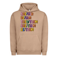 Pigment Burro lgbtq pronouns Urban Hoodie - MaliasSmallBusiness