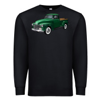 Black western green truck right 34 view Premium Sweatshirt - FaDigitalArtStudio