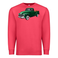 Cardinal western green truck right 34 view Premium Sweatshirt - FaDigitalArtStudio
