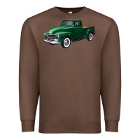 Chestnut western green truck right 34 view Premium Sweatshirt - FaDigitalArtStudio