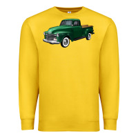 Lemon western green truck right 34 view Premium Sweatshirt - FaDigitalArtStudio