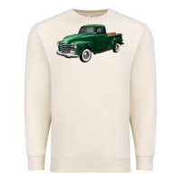 Sandshell western green truck right 34 view Premium Sweatshirt - FaDigitalArtStudio