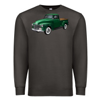 Smoke western green truck right 34 view Premium Sweatshirt - FaDigitalArtStudio
