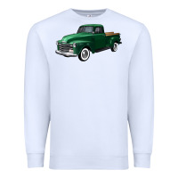 White western green truck right 34 view Premium Sweatshirt - FaDigitalArtStudio