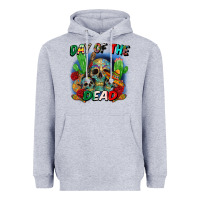 Heather Grey day of the dead Heavyweight Hoodie - CTS Tumbler Store
