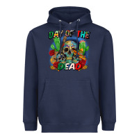 Navy day of the dead Heavyweight Hoodie - CTS Tumbler Store