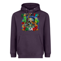 Plum day of the dead Heavyweight Hoodie - CTS Tumbler Store