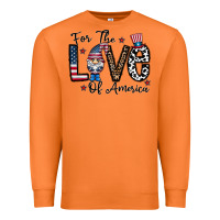 Carrot for the lovee of america gnome Premium Sweatshirt - CowhideDigitalArt