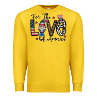 Lemon for the lovee of america gnome Premium Sweatshirt - CowhideDigitalArt