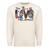 Sandshell for the lovee of america gnome Premium Sweatshirt - CowhideDigitalArt