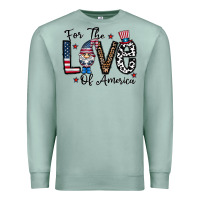 Seafoam for the lovee of america gnome Premium Sweatshirt - CowhideDigitalArt