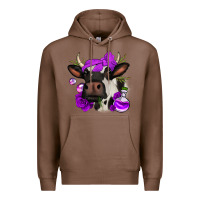 Chestnut halloween roses cow Premium Hoodie - Jasminsmagicworld