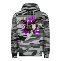 Slate Camo halloween roses cow Premium Hoodie - Jasminsmagicworld