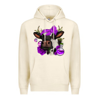 Tofu halloween roses cow Premium Hoodie - Jasminsmagicworld