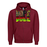Burgundy dope Zipper Hoodie - Zillion Design Studio