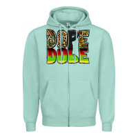 Seafoam dope Zipper Hoodie - Zillion Design Studio