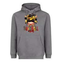 Storm softball mom messy bun Heavyweight Hoodie - Zillion Design Studio
