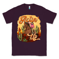 Plum cowgirl actin up Classic Tee - texasbilliewilder