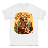White cowgirl actin up Classic Tee - texasbilliewilder