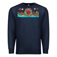 Navy nurse sunflower libbey glass Premium Sweatshirt - HRA Design Shop
