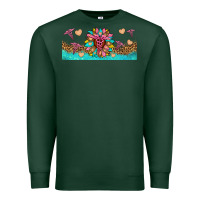 Sports Green nurse sunflower libbey glass Premium Sweatshirt - HRA Design Shop