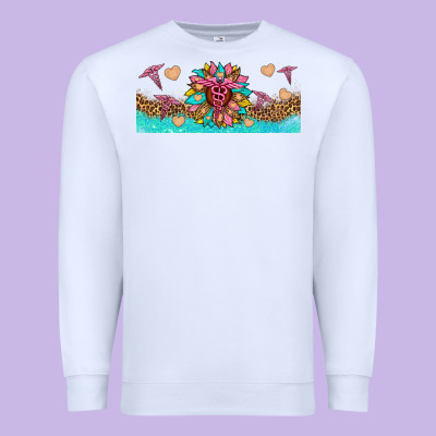 Nurse Sunflower Libbey Glass Premium Sweatshirt Designed By Hra Design Shop