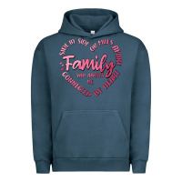 Pigment Midnight Navy family Urban Hoodie - MaliasSmallBusiness