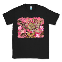 Black pink camouflage bunny background Classic Tee - BarkalooDesign