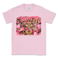 Bubblegum Pink pink camouflage bunny background Classic Tee - BarkalooDesign