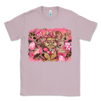 Lilac pink camouflage bunny background Classic Tee - BarkalooDesign