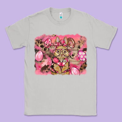 Pink Camouflage Bunny Background Classic Tee Designed By Barkaloodesign