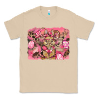 Mushroom pink camouflage bunny background Classic Tee - BarkalooDesign