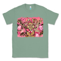 Sage pink camouflage bunny background Classic Tee - BarkalooDesign