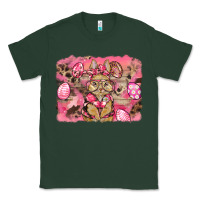 Sports Green pink camouflage bunny background Classic Tee - BarkalooDesign