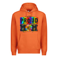 Carrot proud mom with sunflower Premium Hoodie - AdoDesignShop