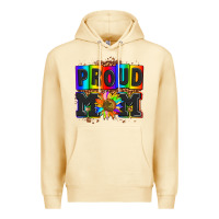 Pina Colada proud mom with sunflower Premium Hoodie - AdoDesignShop