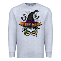 Heather Grey withcy mama Premium Sweatshirt - RacoonDesign