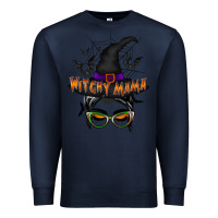 Navy withcy mama Premium Sweatshirt - RacoonDesign