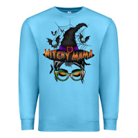 Ocean Blue withcy mama Premium Sweatshirt - RacoonDesign