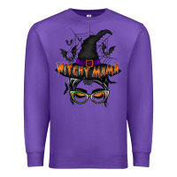 Purple withcy mama Premium Sweatshirt - RacoonDesign