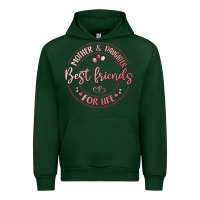 Forest Green mother and daughter best friends for life Urban Hoodie - MaliasSmallBusiness