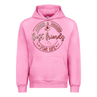 Fuchsia Pink mother and daughter best friends for life Urban Hoodie - MaliasSmallBusiness