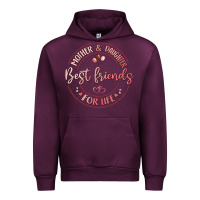 Mauve Wine mother and daughter best friends for life Urban Hoodie - MaliasSmallBusiness
